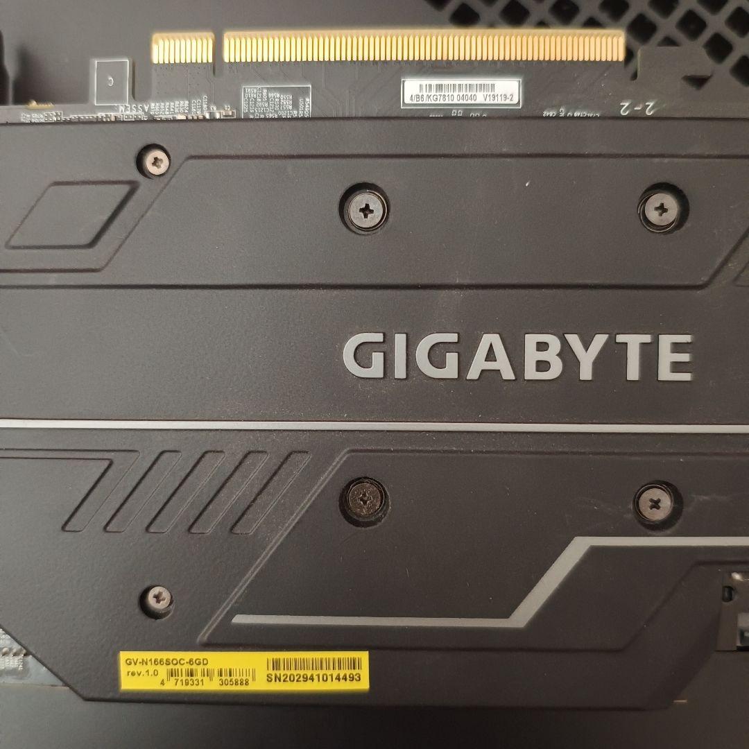 GIGABYTE GV-N1660OC-6GD グラフィックボード