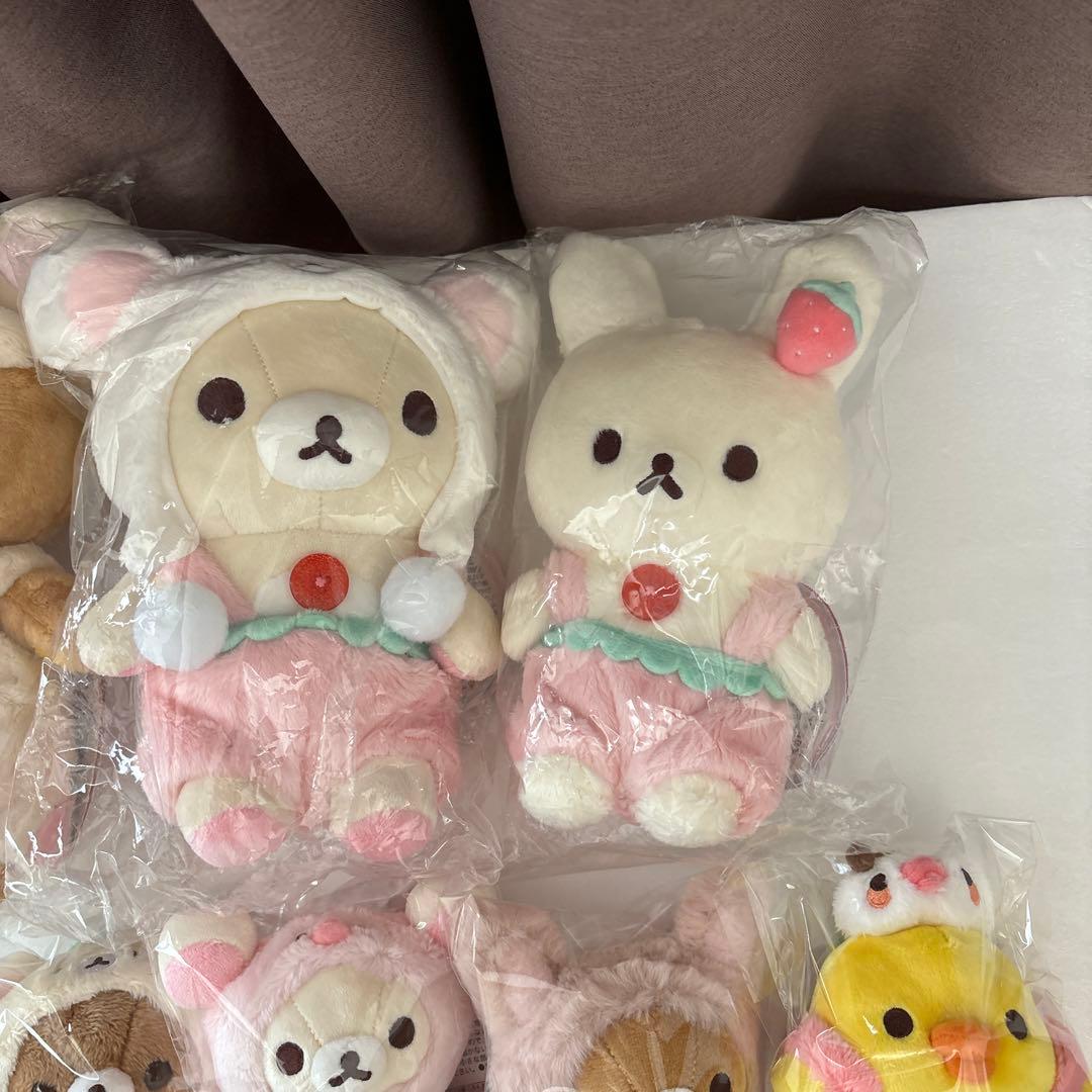 コリラックマ　いちごないちにち　ぬいぐるみ　全種セット