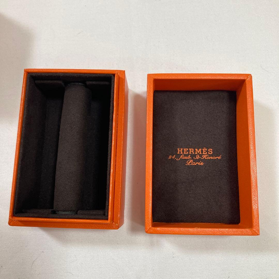 美品　エルメス　リングケース　2点セット　最新仕様　現行品　指輪入れ　リボン付き