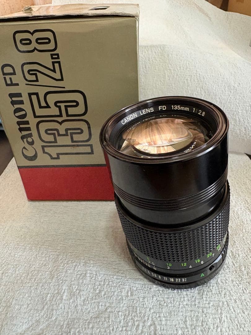 整備済　CANON キヤノン New FD 135mm F2.8 FDマウント