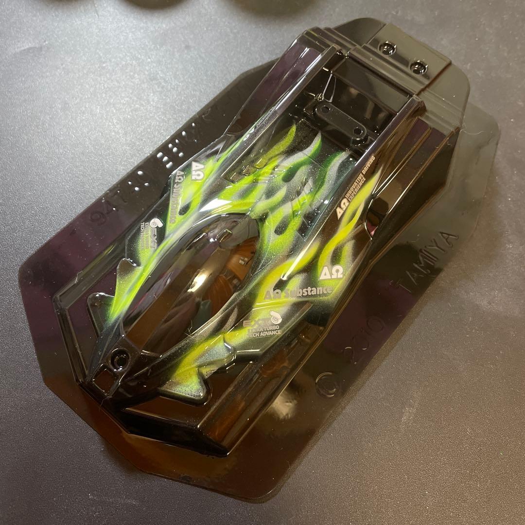 ミニ四駆　ポリカ　サンダーショットMK2 　NO.490塗装済　ポリカボディ