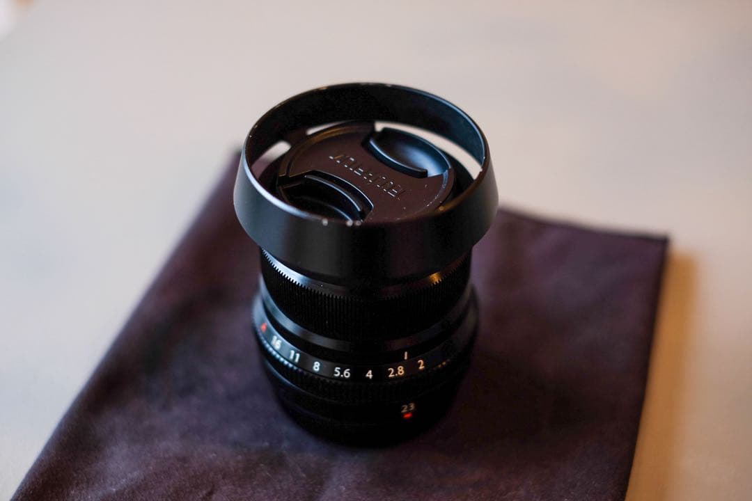 FUJINON XF23mmF2 R WR レンズ＋レンズフード