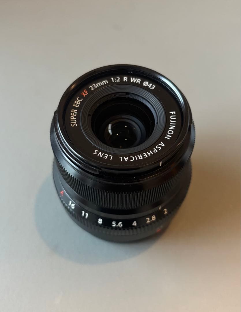 FUJINON XF23mmF2 R WR レンズ＋レンズフード