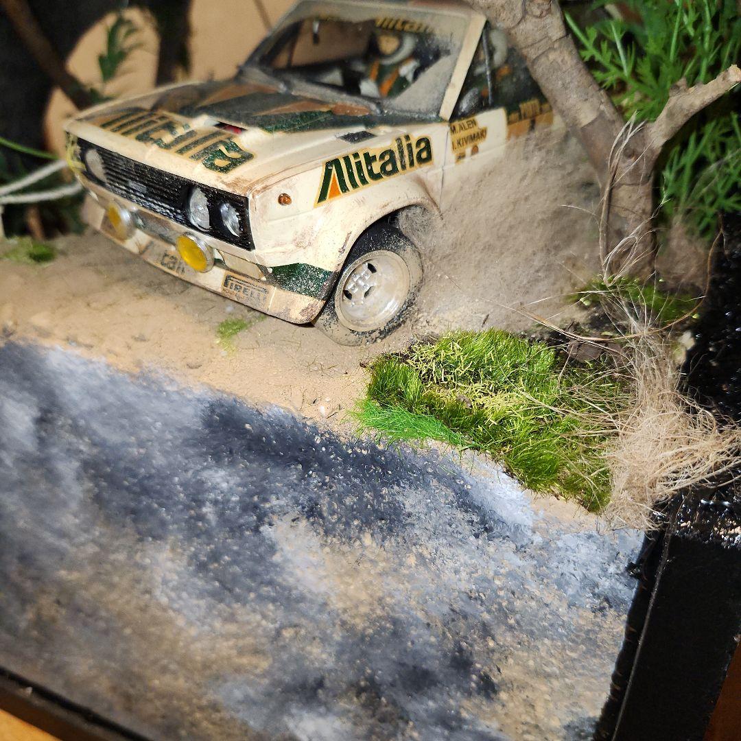 1/24　 フィアット　131　ラリー　ジオラマ