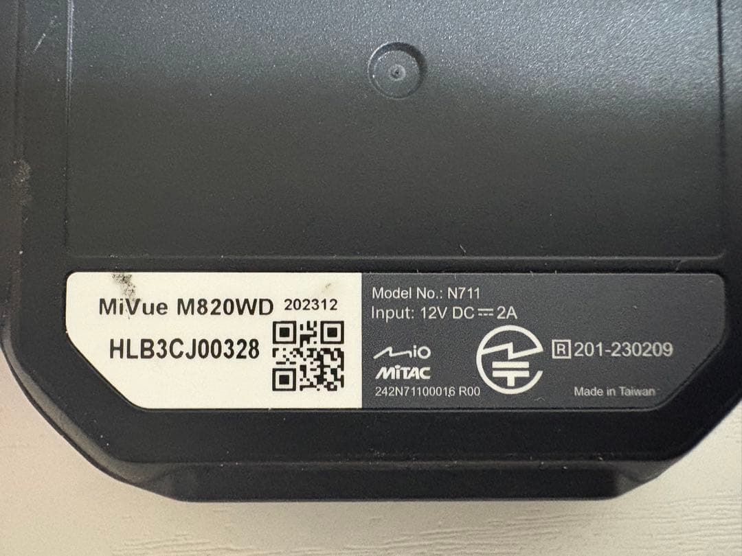 バイク ドライブレコーダー DAYTONA デイトナ MiVue M820WD