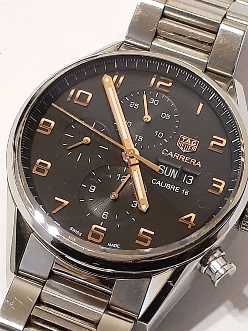 年末大特価！　タグホイヤー CV2A1AB カレラ キャリバー16 メンズ腕時計