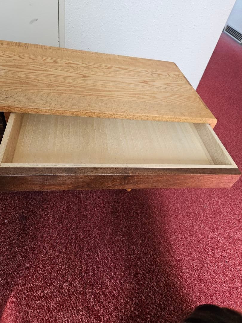 すみっこ 北欧 タモ＆ウォルナット無垢材 収納TVボード 幅180cm