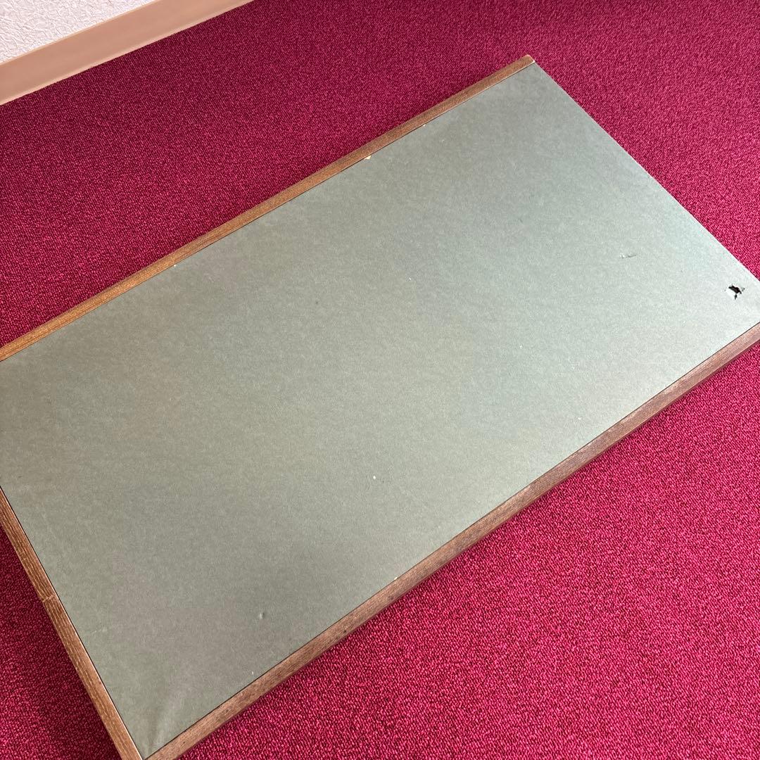 衝立　仕切り　枕屏風　花柄刺繍　アンティーク　骨董　送料込み