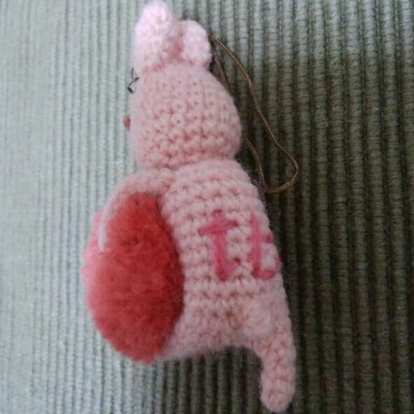 新品未使用品　編みぐるみストラップ２点