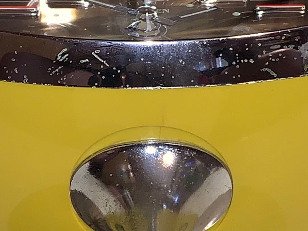 昭和レトロ　動作品　シチズン CITIZEN アラーム付　置時計　スペースエイジ