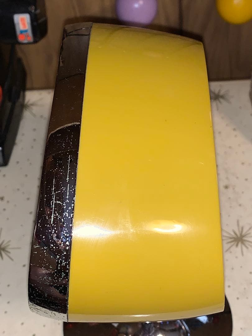 昭和レトロ　動作品　シチズン CITIZEN アラーム付　置時計　スペースエイジ