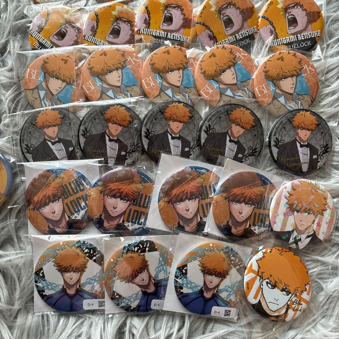 ②ブルーロック 國神錬介 缶バッジ まとめ売り