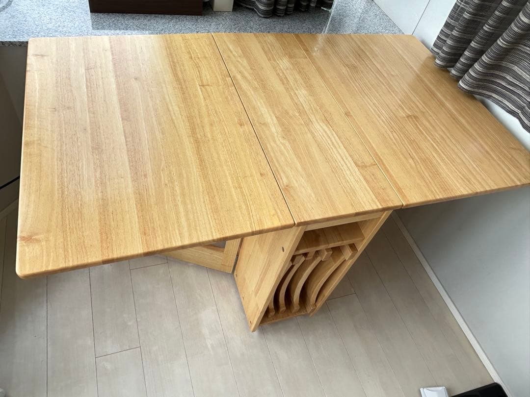 lowya　ロウヤ　バタフライテーブル　折りたたみダイニングテーブル　送料無料