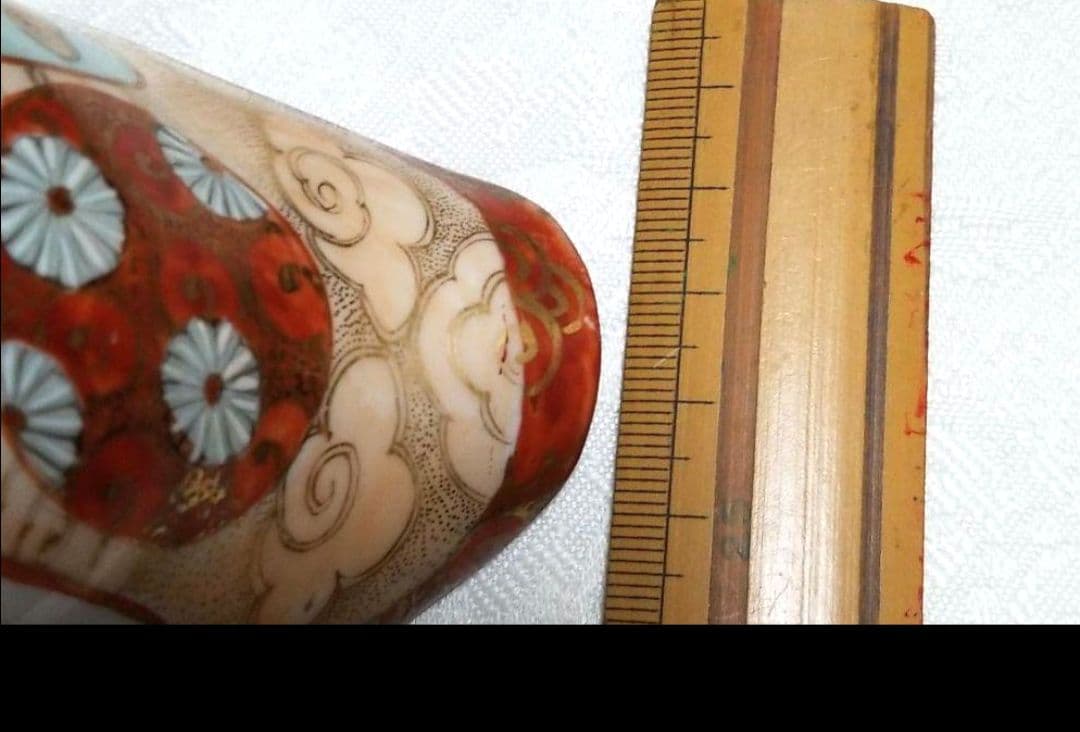 時代物九谷造の煎茶器です