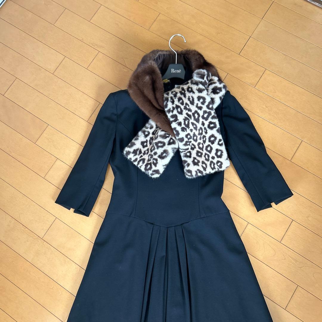 ルネ rene ミンクのマフラー　ストール