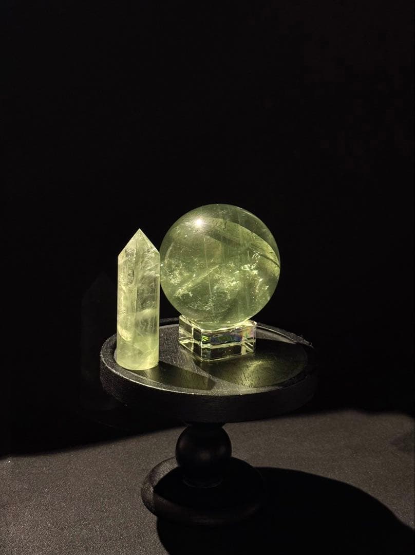 高品質フローライトスフィア　丸玉　ポイント付き