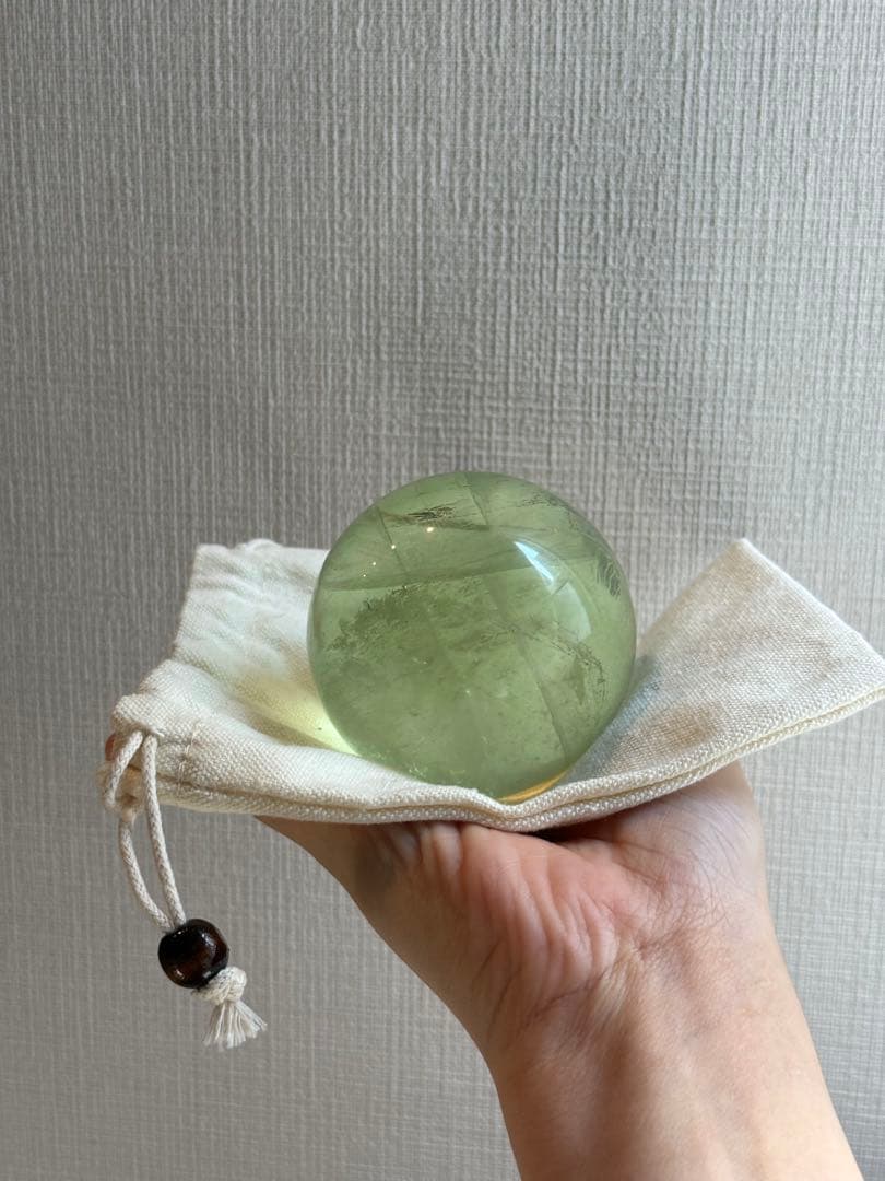 高品質フローライトスフィア　丸玉　ポイント付き