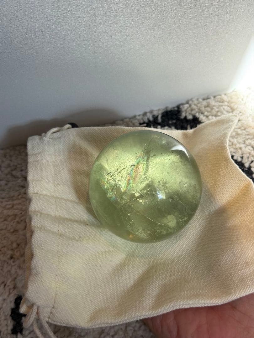 高品質フローライトスフィア　丸玉　ポイント付き