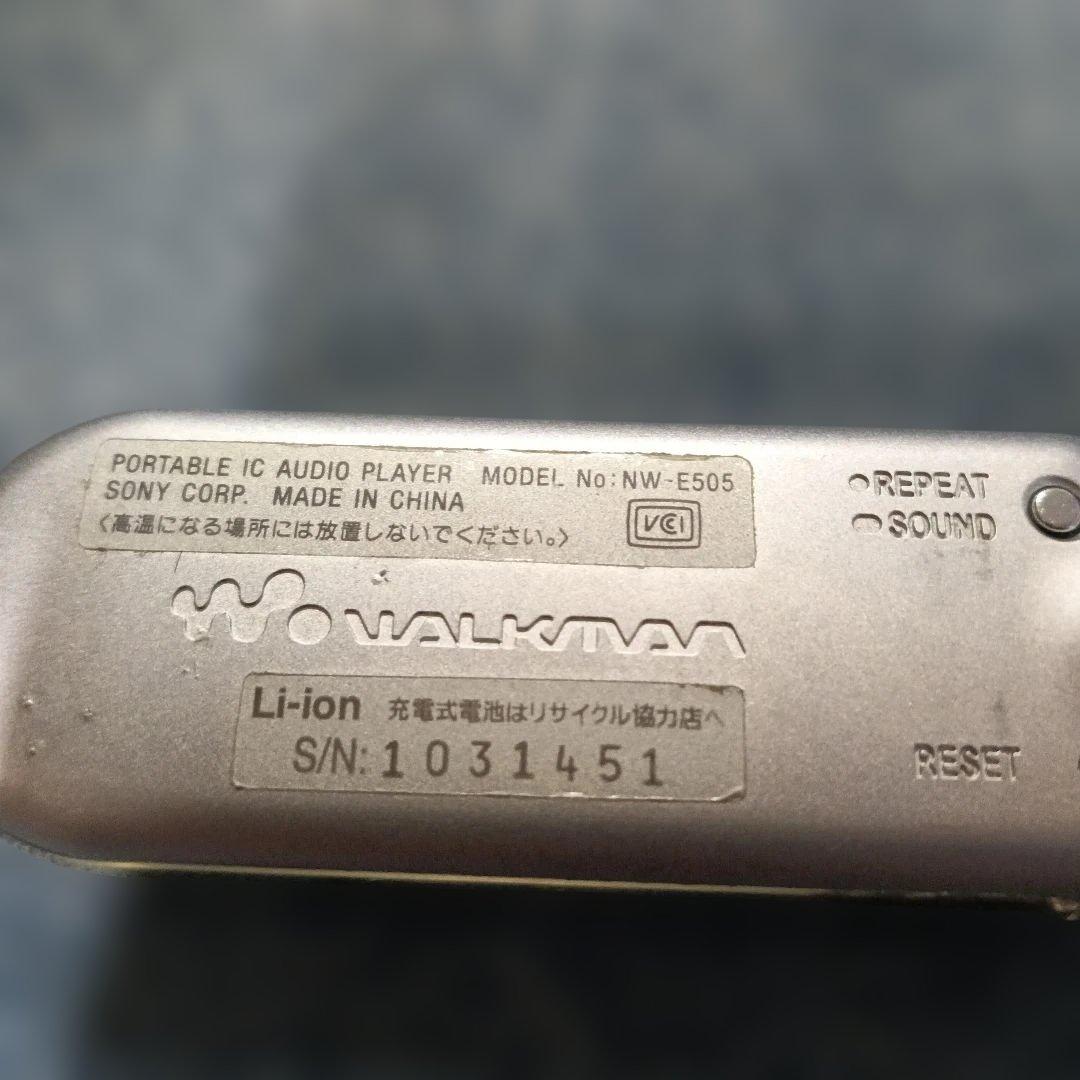 ジャンク品 Sonyソニー NW-E505 ウォークマン　SONYWALKMAN