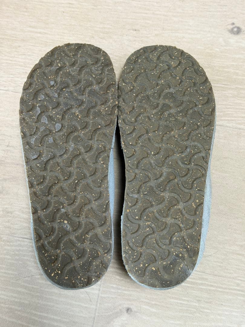 値下げ！美品　ビルケンシュトック　ウッティレース　 スエード グレー