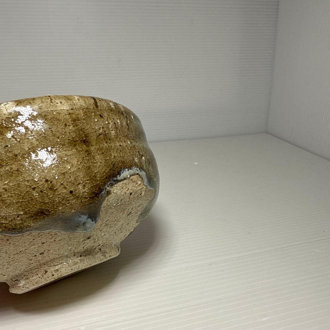 楽七作 灰釉 茶碗 茶道具