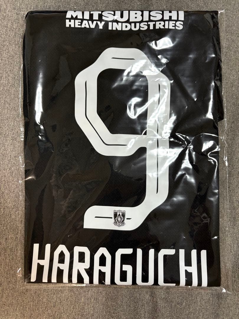 手渡し可2025 浦和レッズ 3rdユニフォーム 黒ユニXL NO.9 原口元気