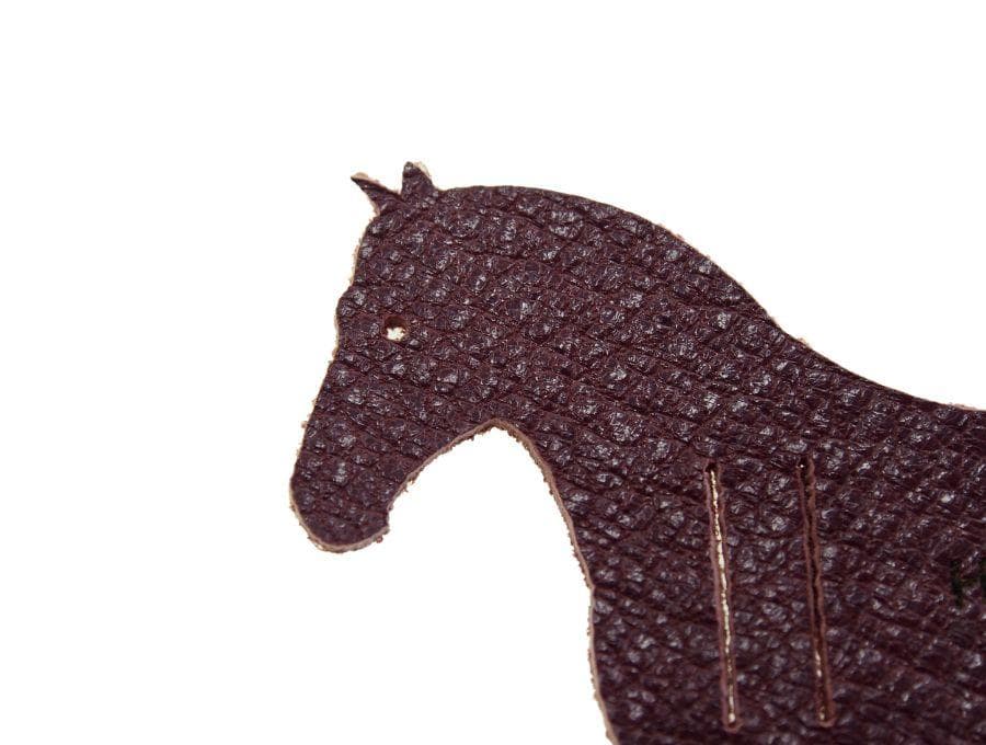エルメス プティ・アッシュ ラッピングチャーム 馬 ダークブラウン HERMES