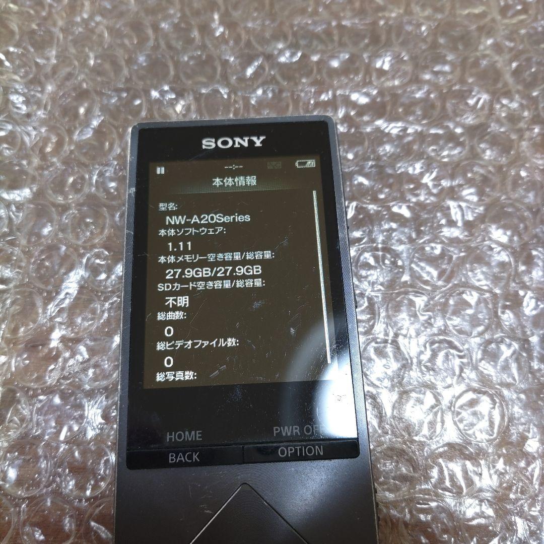 ソニーウォークマン　NW−A26　管理ナンバー9120
