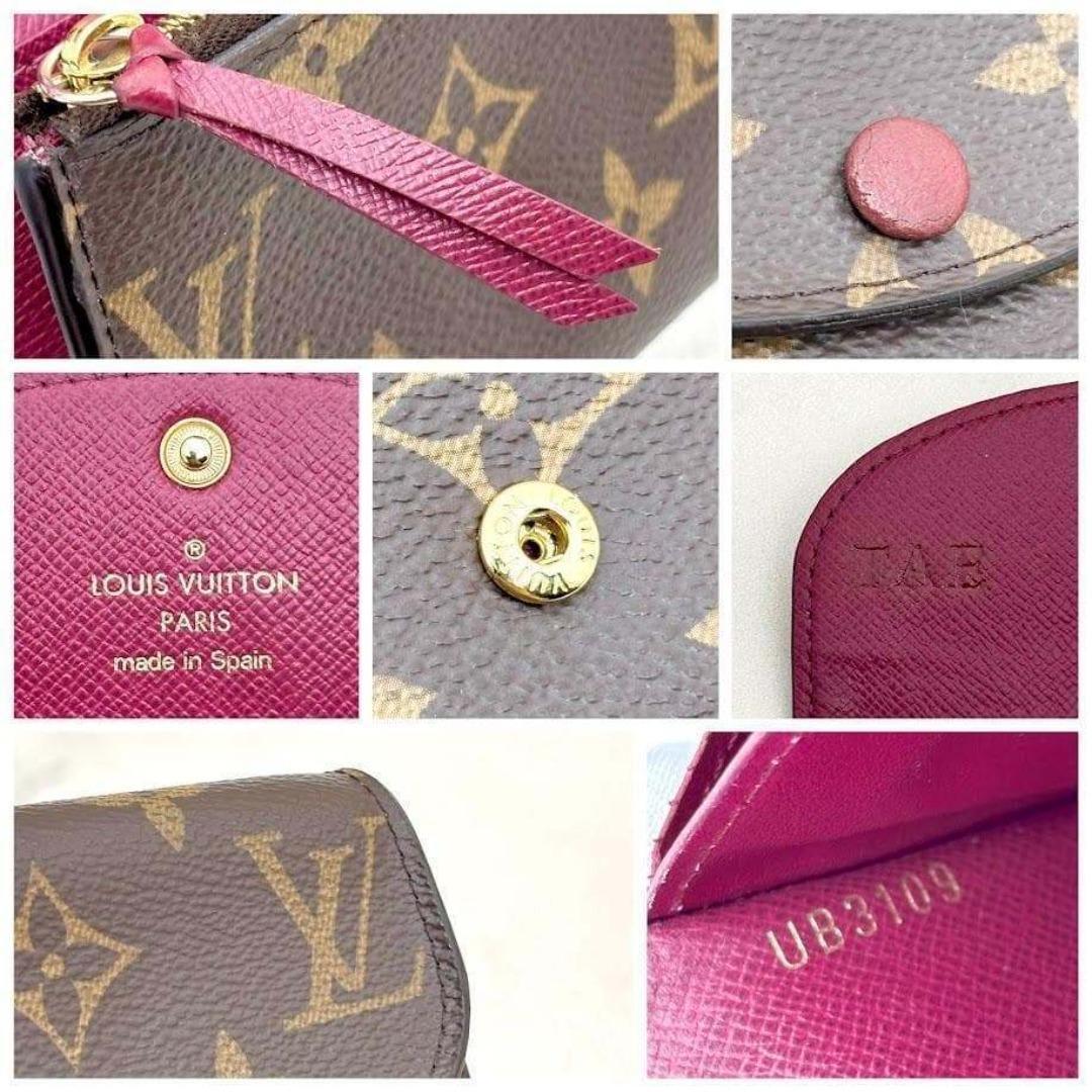 【本日限定値下げ】ルイヴィトン　モノグラム　ポルトモネロザリ　フューシャ