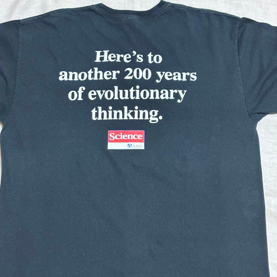 チャールズ・ダーウィン Tシャツ 黒T 古着