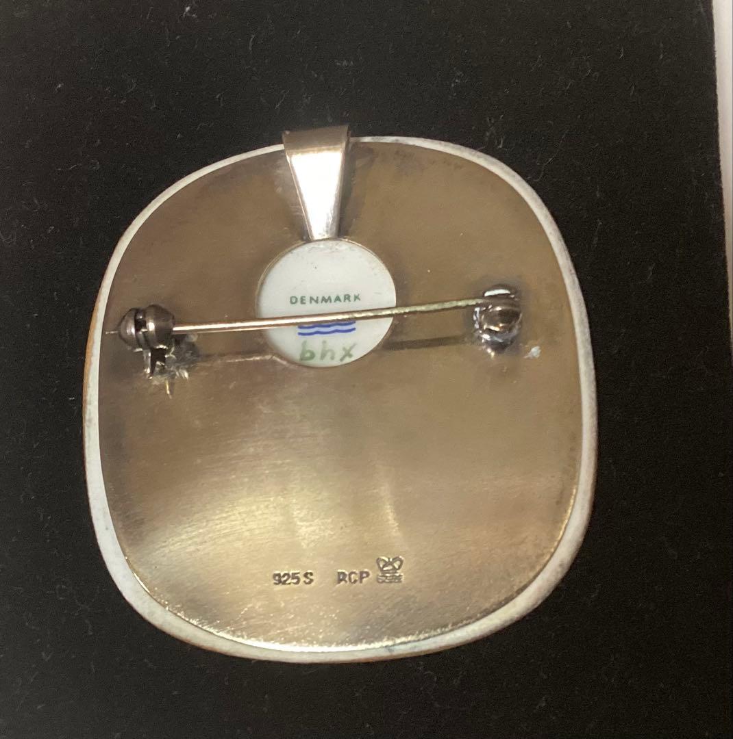 フローラダニカ　ブローチ　すみれ