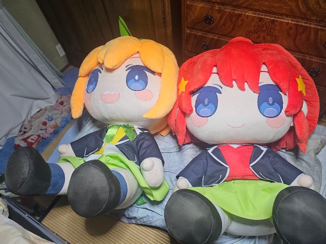 五等分の花嫁 中野四葉&五月 巨大100cmぬいぐるみ