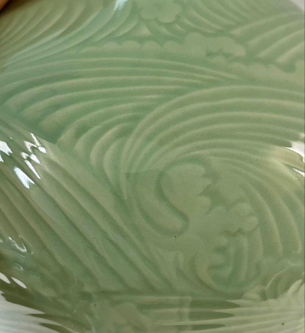 初代宮永東山 青磁花瓶