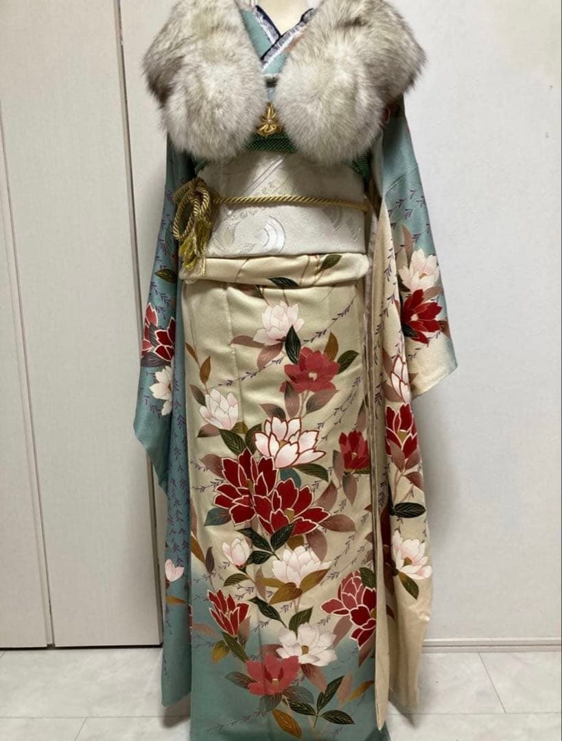 眠　振袖フルセット　モモ　高身長向け