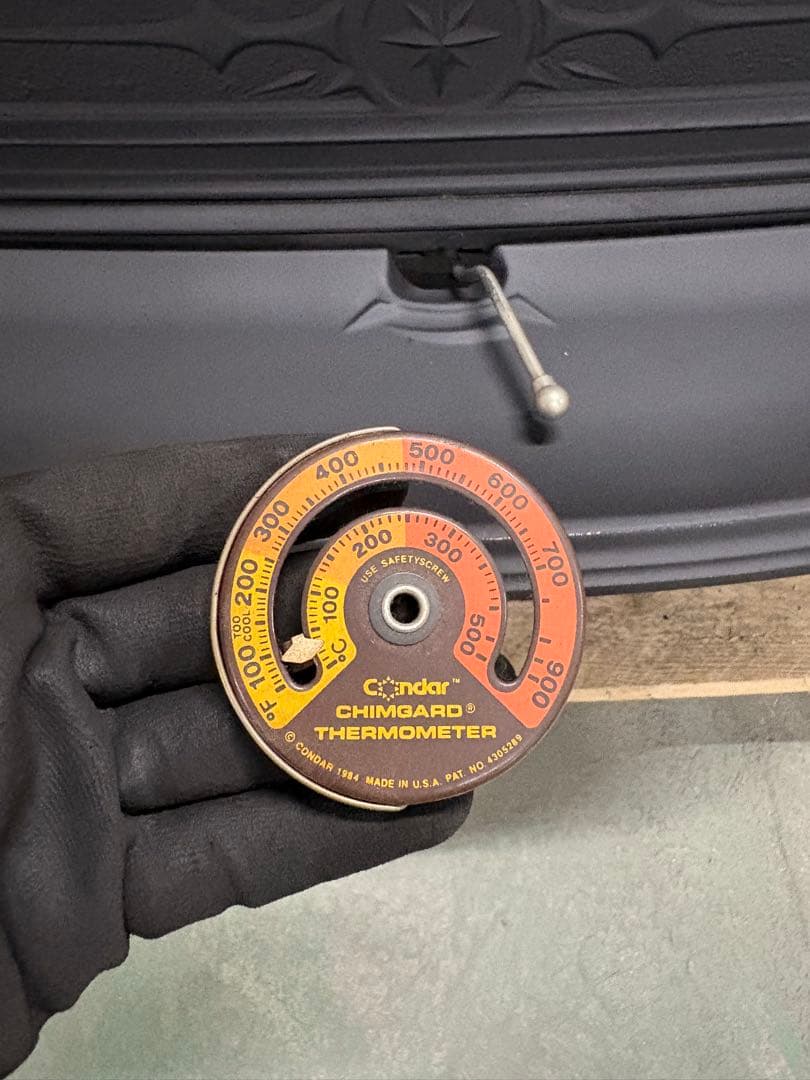 薪ストーブ ヨツール F400 黒 中古品 メンテナンス品