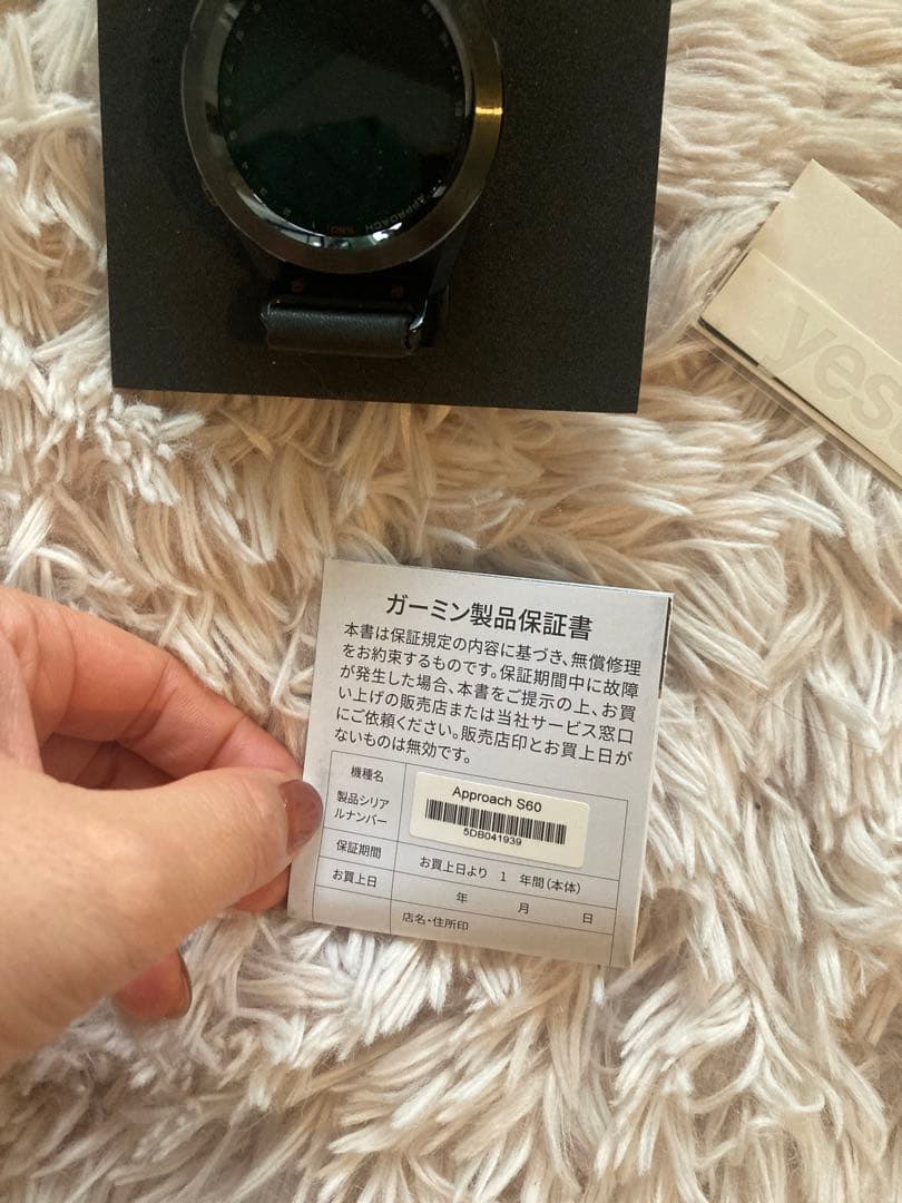 Garmin Approach S60 セラミック GPSゴルフ用距離計