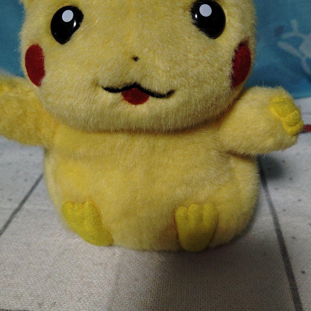 ⚠ジャンク品⚠初期　初代　ピカチュウ　ぬいぐるみ　TOMY バンザイ　トミー