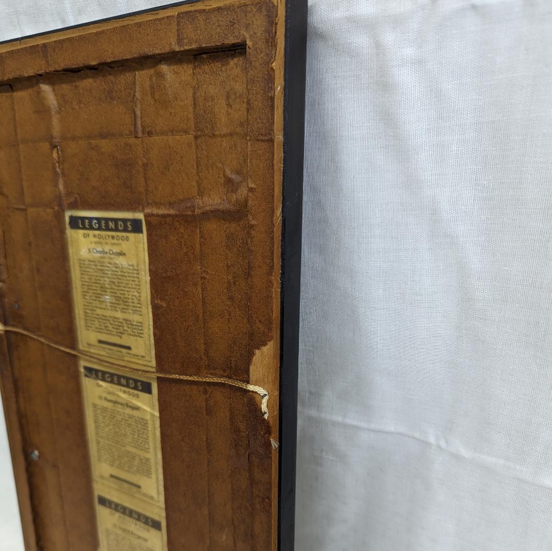 贈り物に ヴィンテージ レア 希少 額入り シガレットカードセット チャップリン