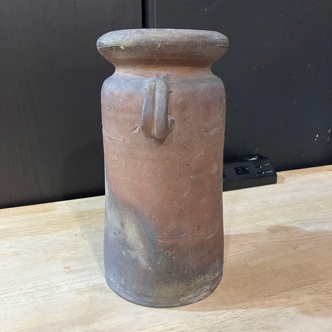 備前焼 耳付花入