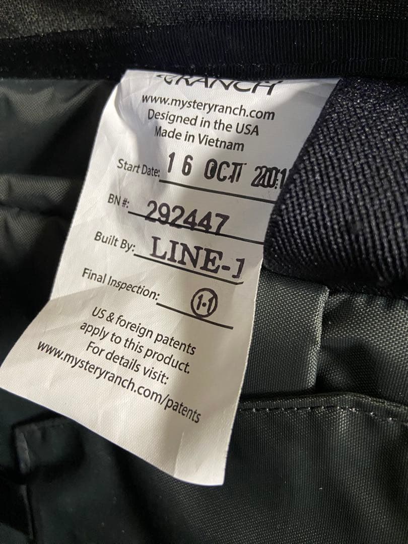 美品MYSTERY RANCH リップラック RIPRUCK