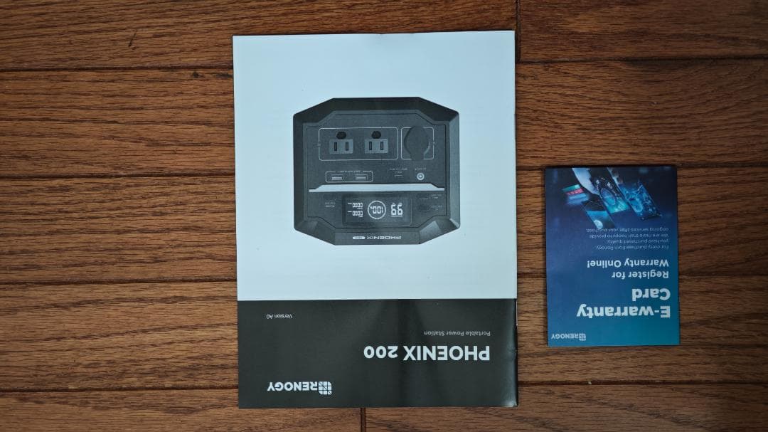 未使用品　RENOGY PHOENIX 200 ポータブル電源