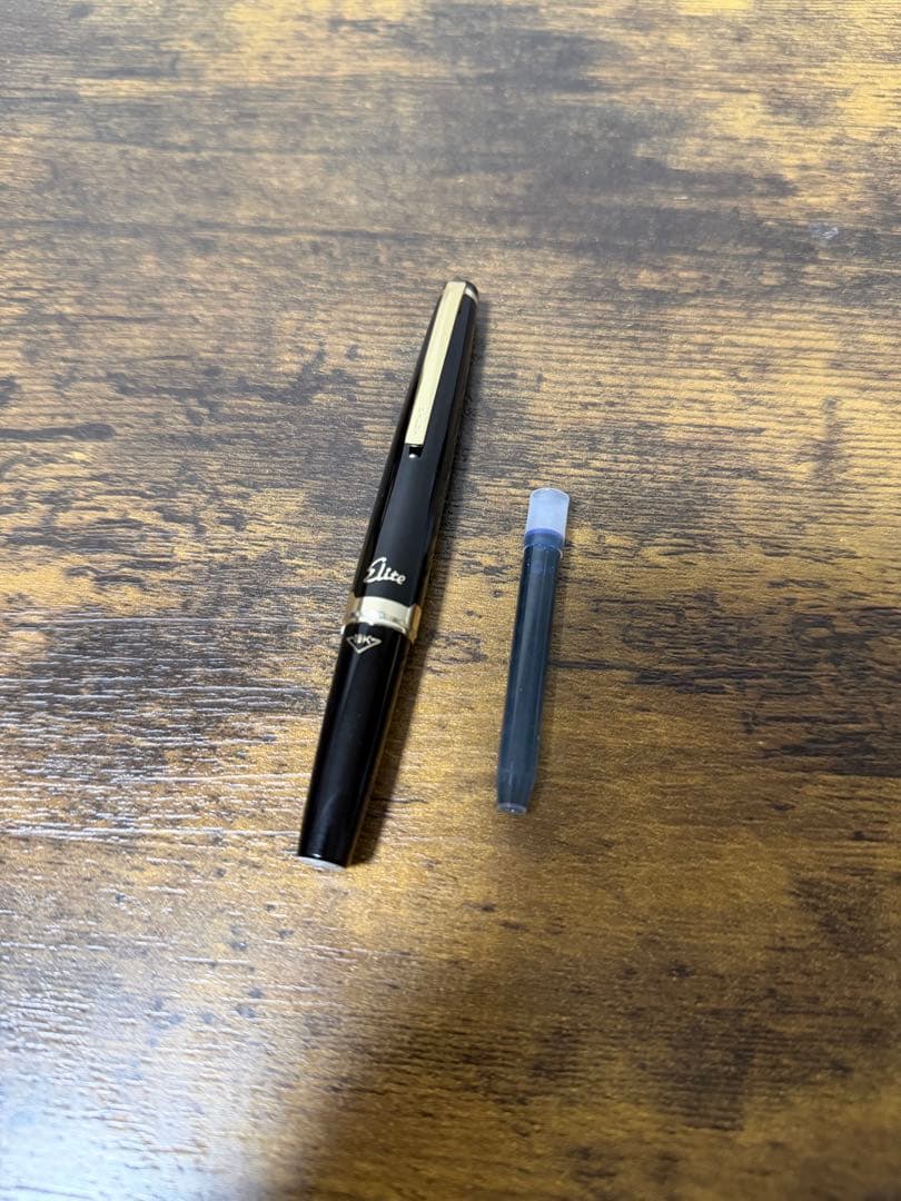 新品未使用　1973年製　パイロット　エリート　18金　ゴールド　細字