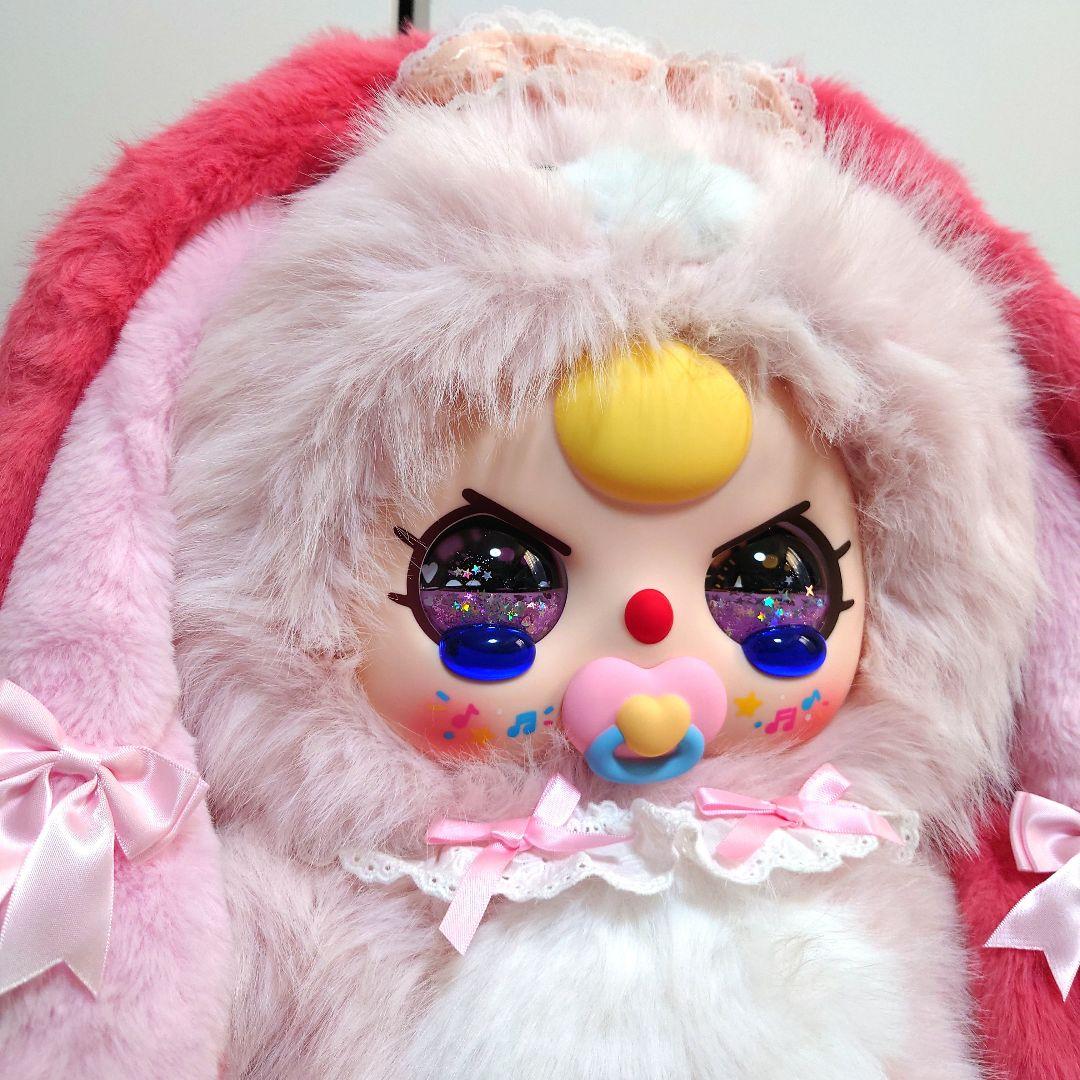 BabyThree　800%　うさぎ　パープルジュレ目　涙目　バブ