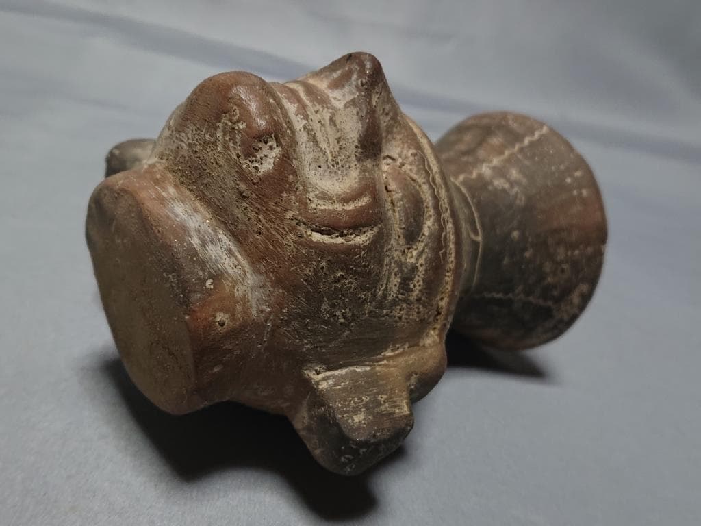 コレクター収集品　メキシコ　マヤ文明　象形壺