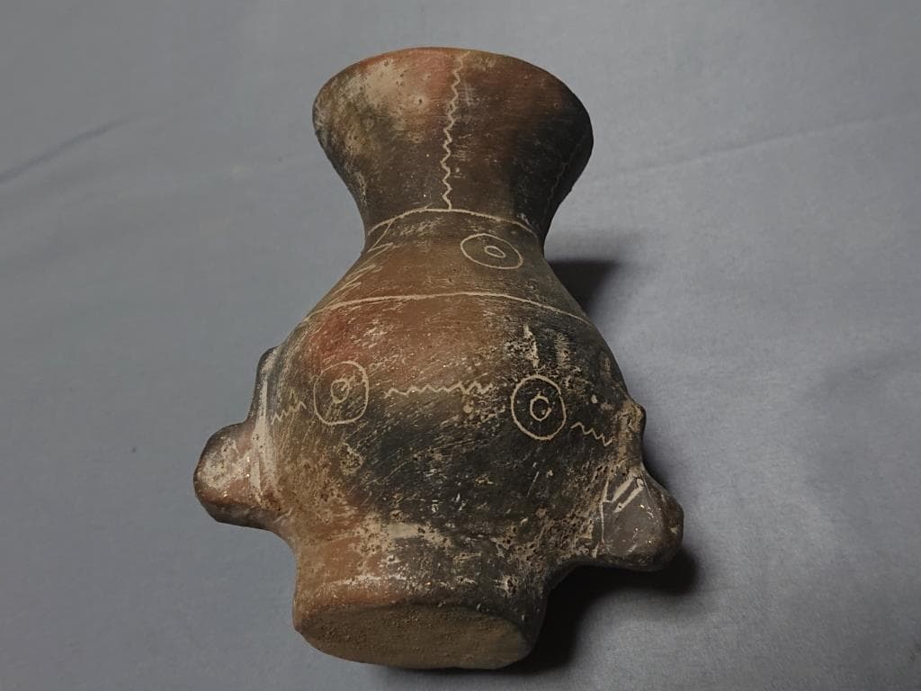 コレクター収集品　メキシコ　マヤ文明　象形壺