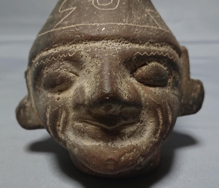 コレクター収集品　メキシコ　マヤ文明　象形壺