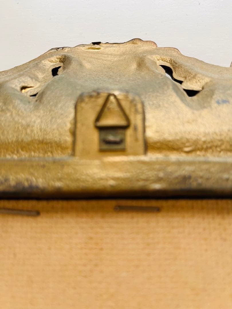 ロココ調　額絵　イタリア製縦型　金縁