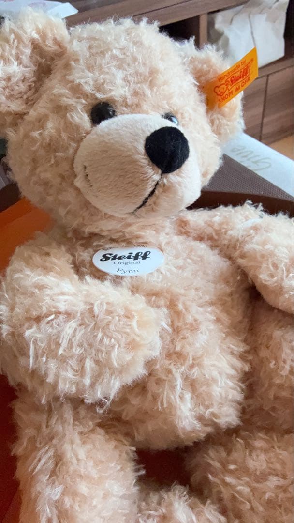 ドイツで購入⭐️Steiff Fynn teddybarぬいぐるみ ベージュ