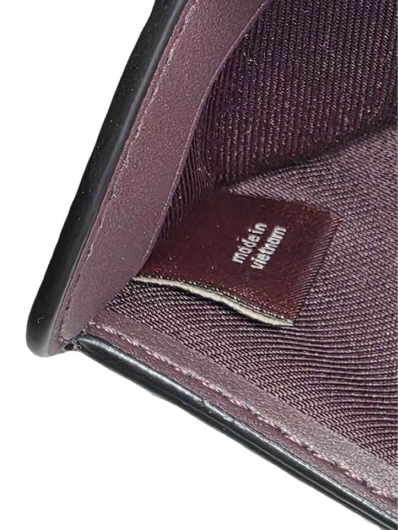 コーチ COACH 財布 折りたたみ財布 Cロゴ レザー 黒 レディース メンズ