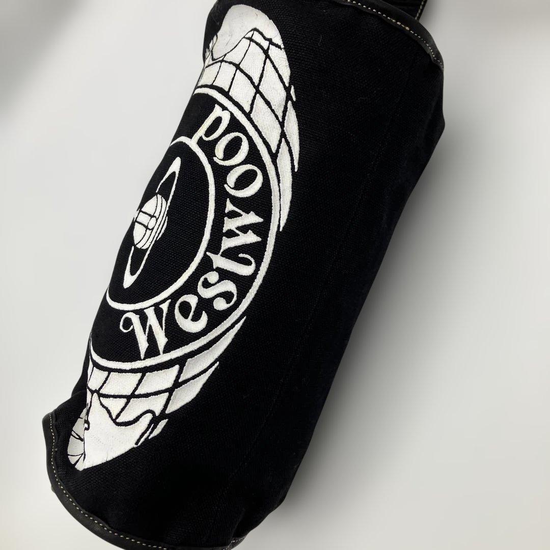 希少✨ヴィヴィアンウエストウッド ショルダーバッグ ロゴプリント 黒